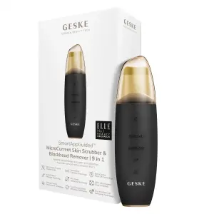 GESKE MicroCurrent Skin Scrubber & Blackhead Remover 9 in 1 - GREY