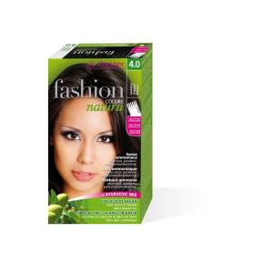 3x Colorante Fashion Natural Capelli S/Ammoniaca 4/0 Castano Kit