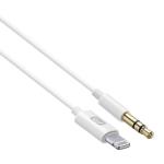 Cavo audio da 3,5 mm con connettore Lightning - 1,00 Metri - Nero,bianco