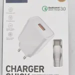 JELLICO CARICABATTERIE QUALCOMM Quick Charge 3.0 - 22.5 WATT cavo tipo C
